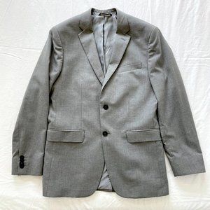 Banana Republic Gray Suit Tailored Slim 40R Jacket 32x30 Pants